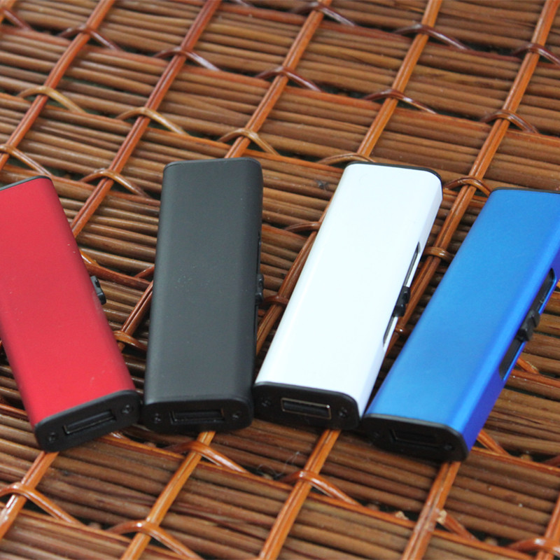 创意新款便携式迷你安全环保USB充电子双面点烟器打火机批发