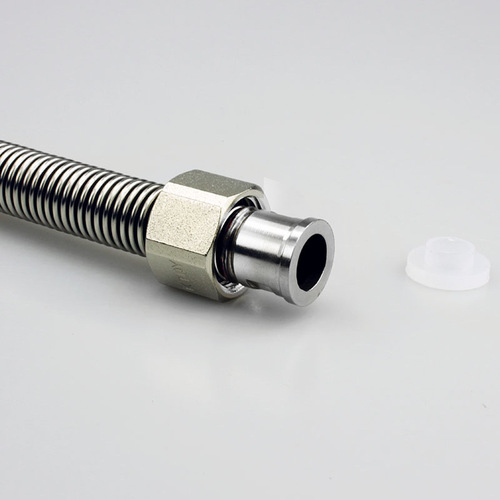 304 stainless steel corrugated pipe 4 points encrypted metal hose water heater toilet inlet pipe hot and cold household explosion-proof pipe