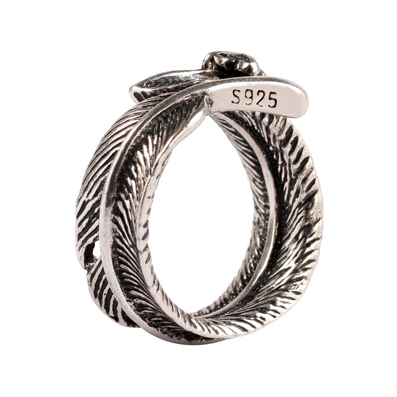 Star street shoot alloy plating Ring (Ancient silver -19)NHKQ1152-Ancient silver -19