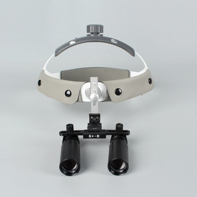 头戴手术放大镜6倍 医生用观察放大镜 牙科 骨科 缝合 手外科