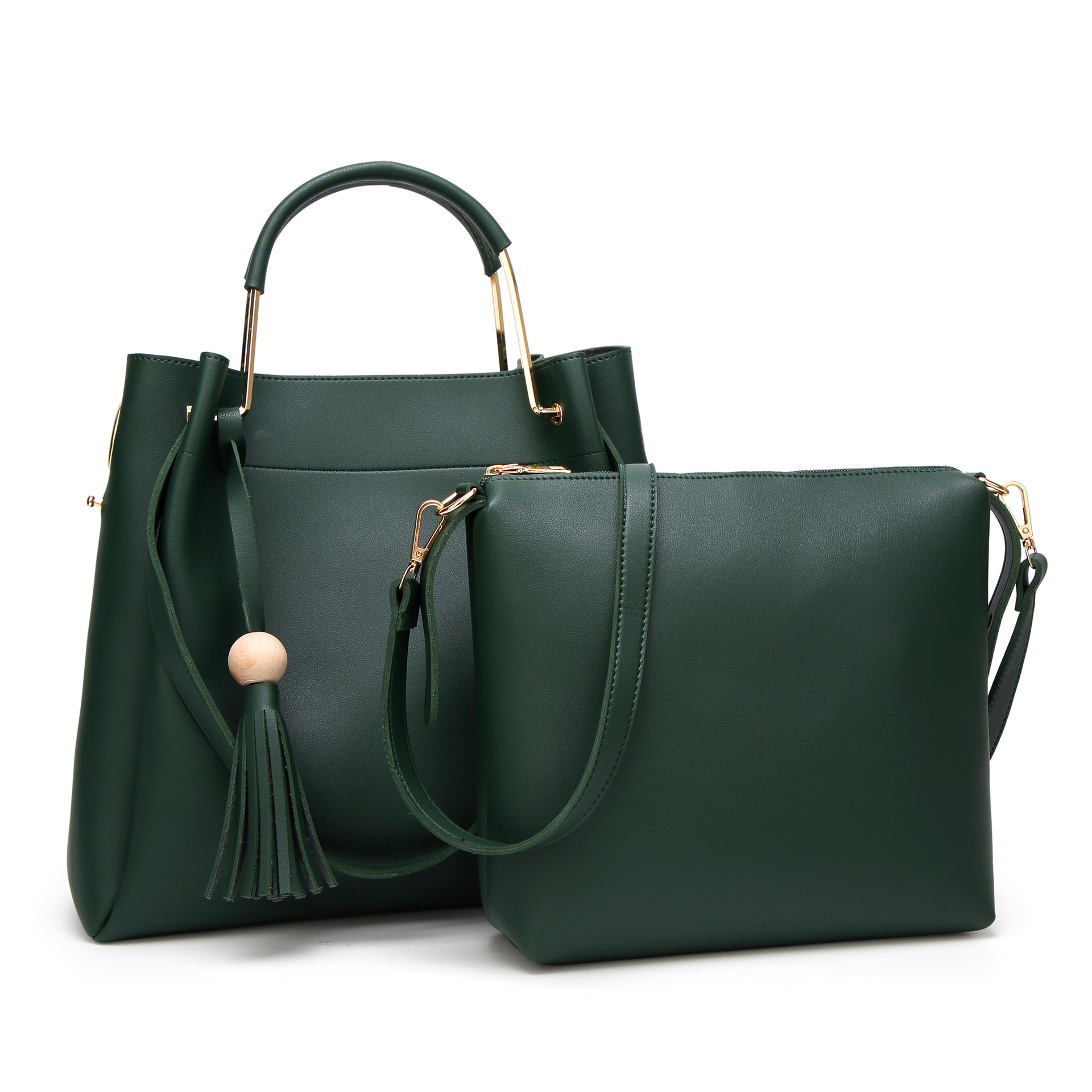 2019 new crossbody buns mother bag ladies shoulder bag simple tassel bucket handbag bag