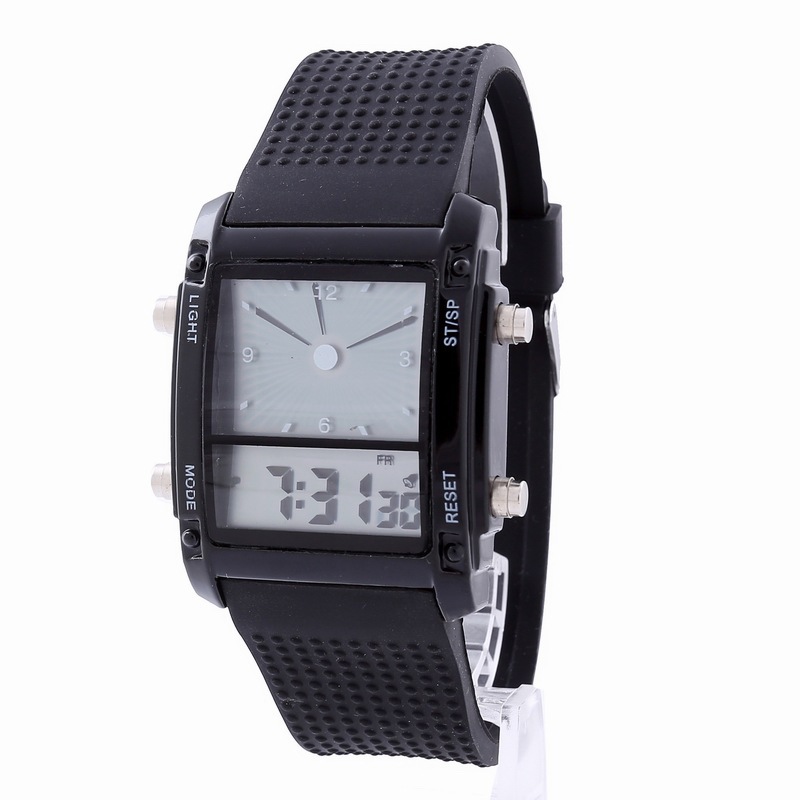 Spot wholesale LED watch men's multi-fun...