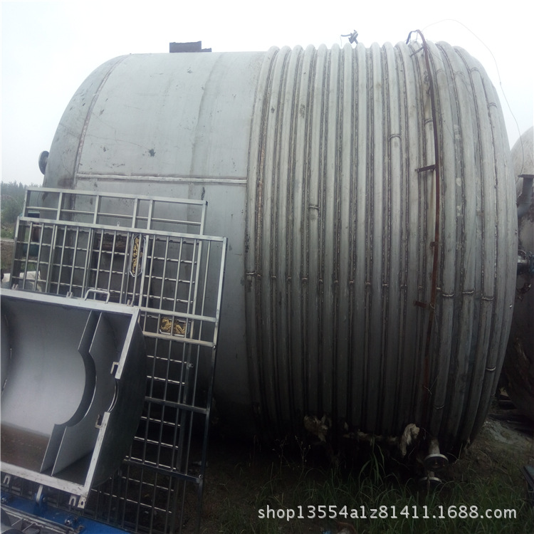 供应二手20吨不锈钢外盘管反应釜 5吨搪瓷反应釜 200L玻璃反应釜