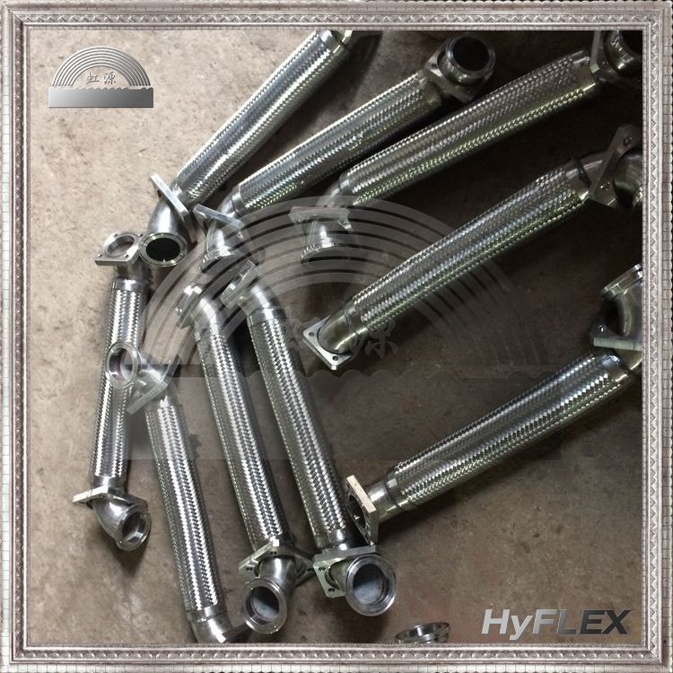 定制异形方法兰连接式金属软管