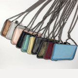 (Трансграничная торговля), маленькая сумка клатч, плетеная цепь, коллекция 2023