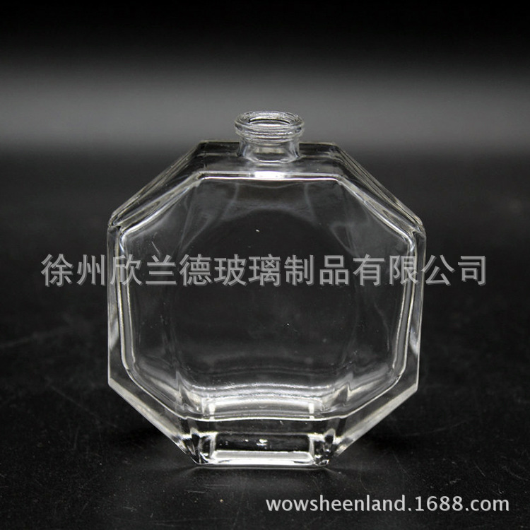 50ml方形玻璃香水瓶  8边形玻璃香水瓶