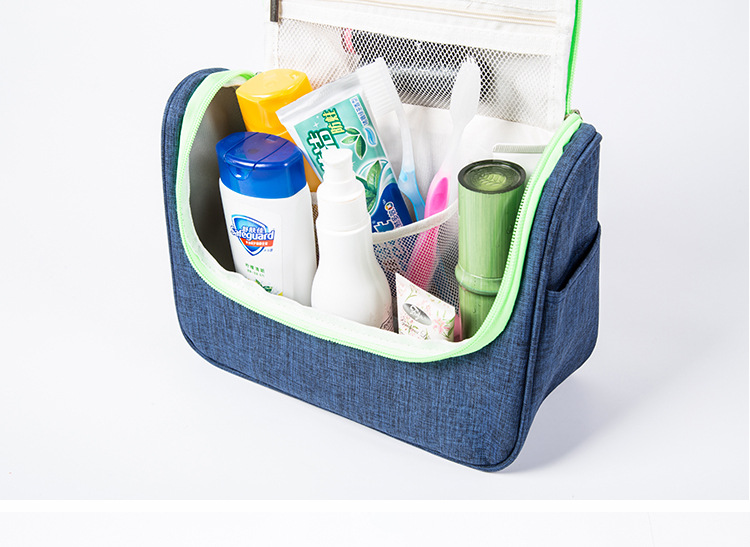 607g Weight Storage Bag Storage & Cleaning Polyester Material Solid Color Pattern Simple Style Style Red Color Simple Travel Large Capacity Cosmetic Bag Wholesale Nihaojewelry 3