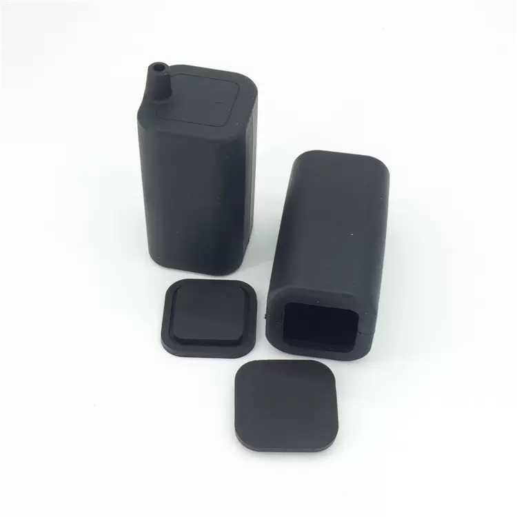 密封电池硅胶保护套4节长方形18650套多种颜色选择厂家防震