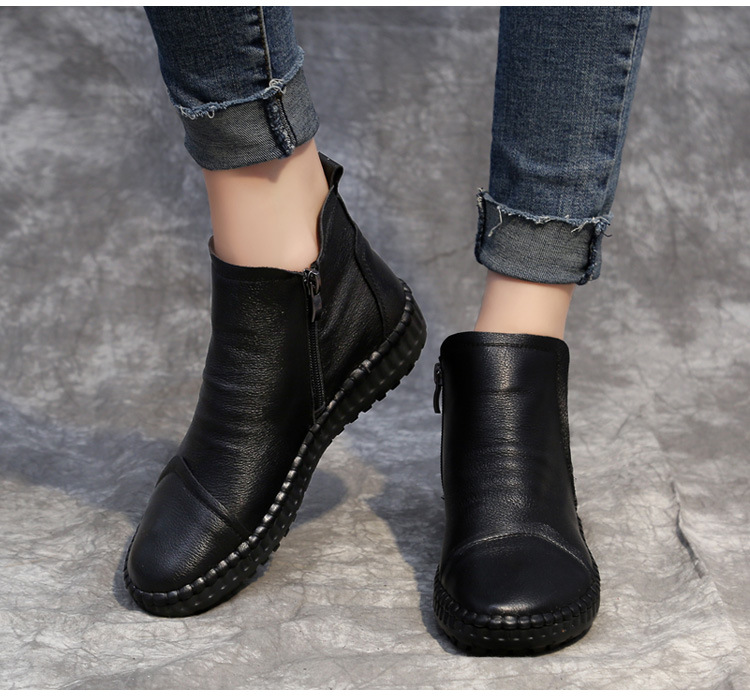 Bottes femme en En cuir - Ref 3354304 Image 16