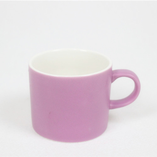 Fábrica directa mate esmalte taza de café de cerámica taza de té 6 color caramelo taza de café arco mate de gran capacidad