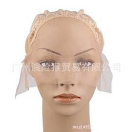 厂家 批发蕾丝发帽可调节网帽前蕾丝假发配件 Lace wig 网帽
