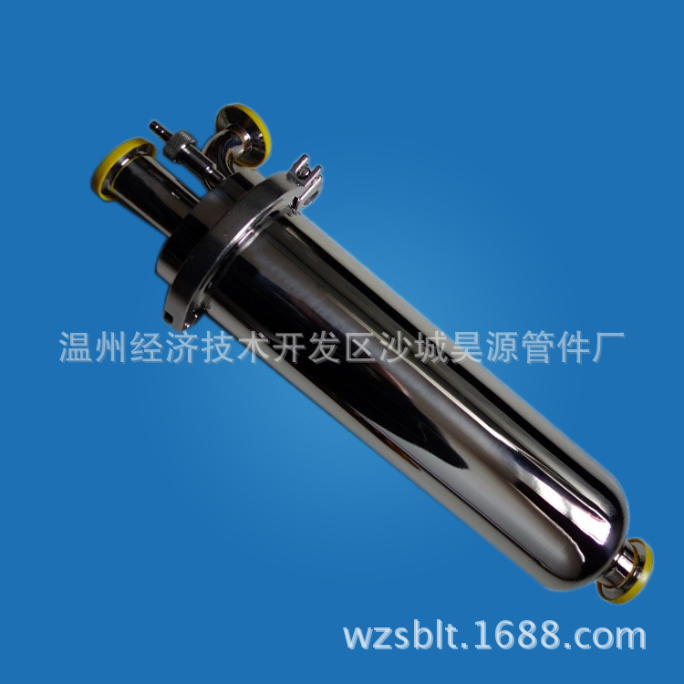 Manufactor goods in stock supply Stainless steel filter Sanitary Through The Conduit filter Quality Assurance