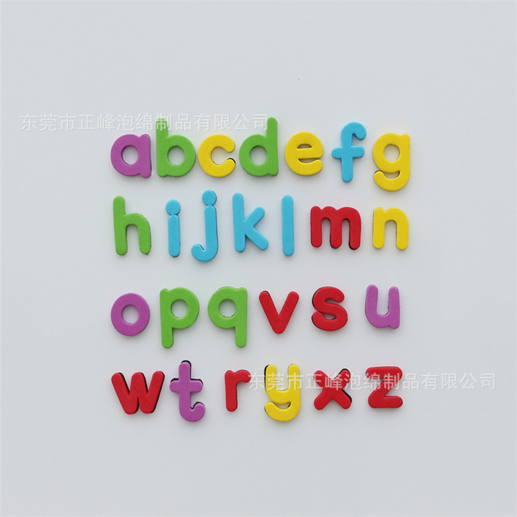 儿童早教磁性字母 eva立体字母、eva大小字母数字 广告EVA字体