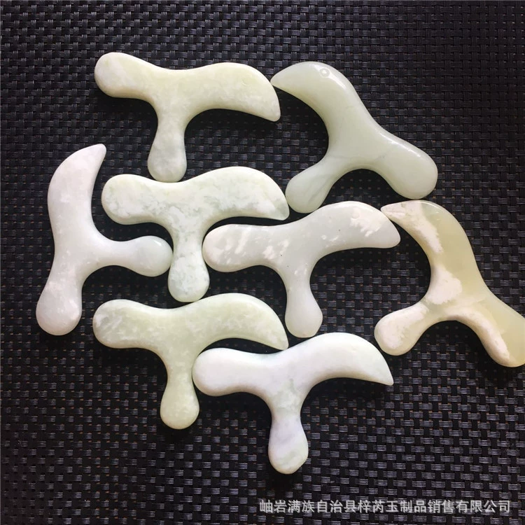 Массажер для ног из натурального нефрита Xiu, нефритовая менструальная палочка, педикюрная массажная палочка, подошва, акупунктурная точка, педикюр, акупунктурная палочка