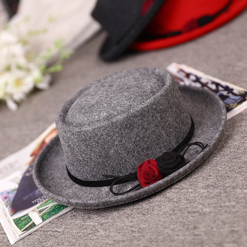 2020 sombrero de Jazz de lana estilo coreano sombrero de mujer otoño e invierno al aire libre cálido sombrero de mujer Amazon fábrica al por mayor image 9