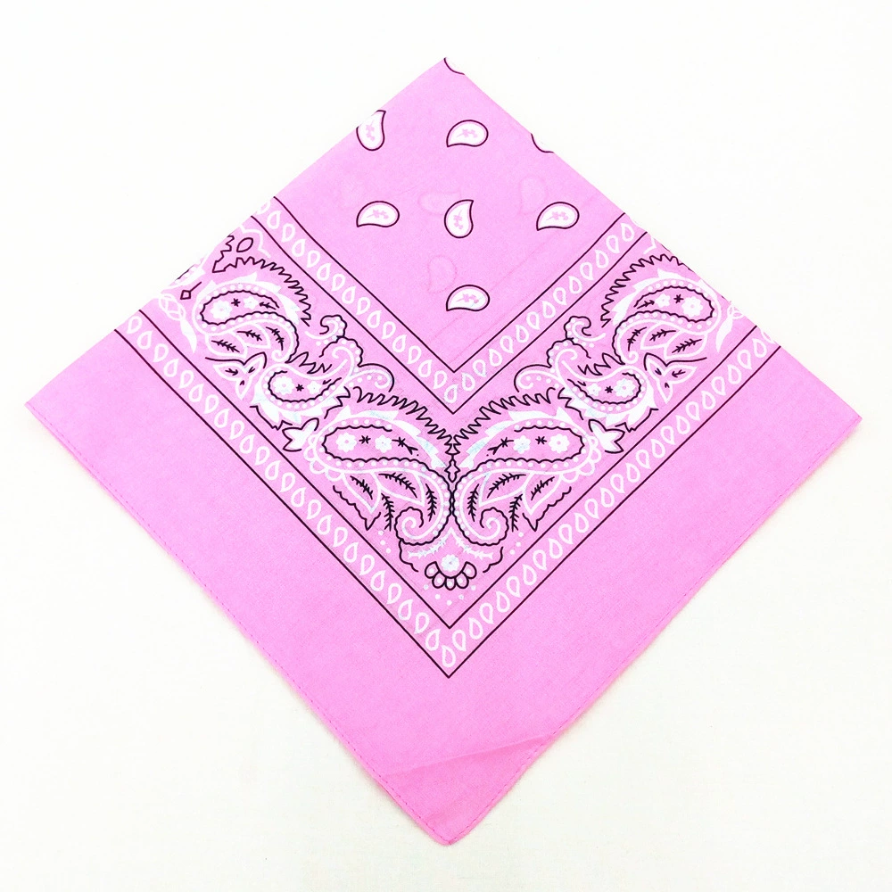 Headscarf, polyester 55 cm, paisley vortex print, one size (multi-color)