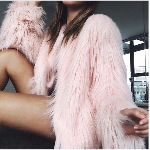 Fur-like jacket women’s jacket fashion women’s fur long hair