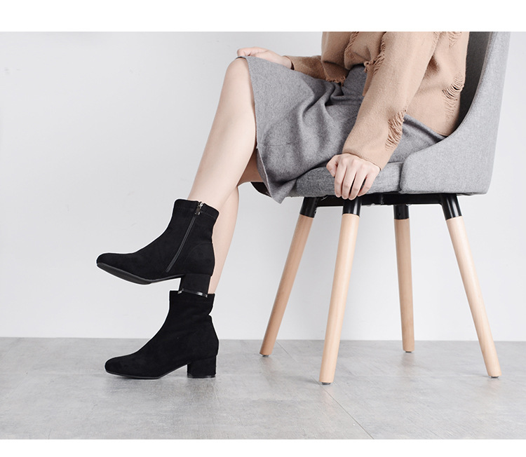 Bottes femme en Daim - Ref 3354814 Image 23