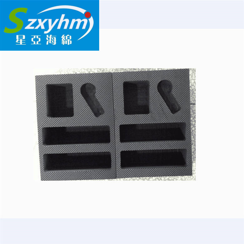 广东产品海绵内衬防静电 雕刻一次花纹内衬包装海绵盒