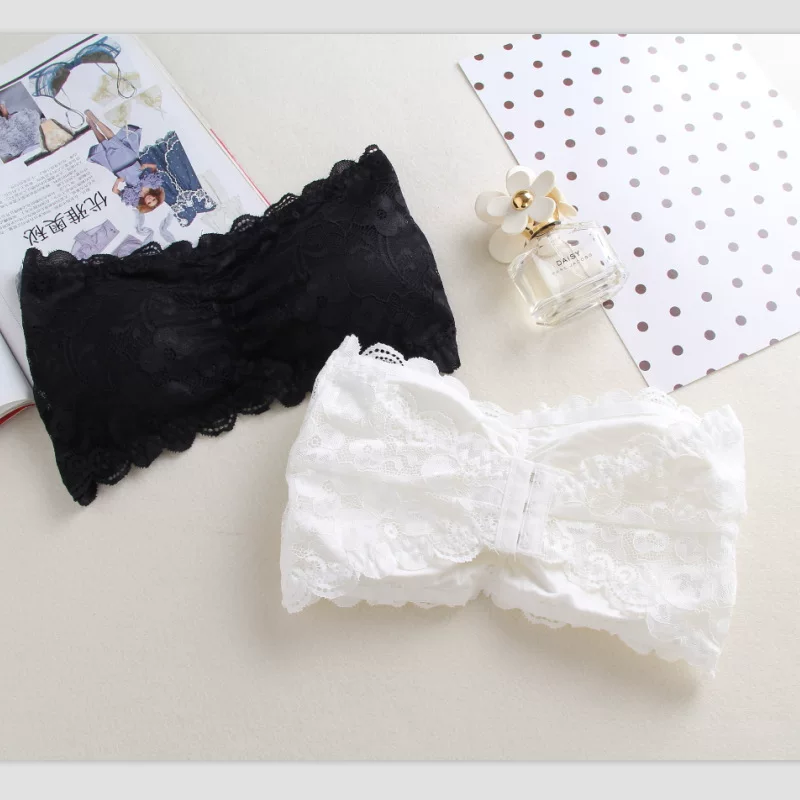Summer short universal protective underware for elementary school students, non-slip lace straps, beautiful back
