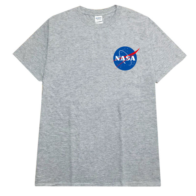 2018 NASA Space T Shirt Men Fashion Summer Cotton Hip Hop Tees Brand