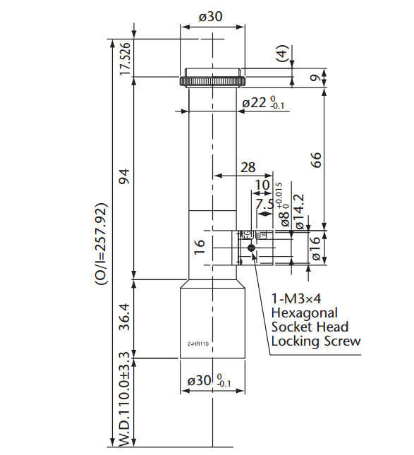 MML-HR系列 MORITEX茉丽特 MML2-HR110D 高清远心镜头