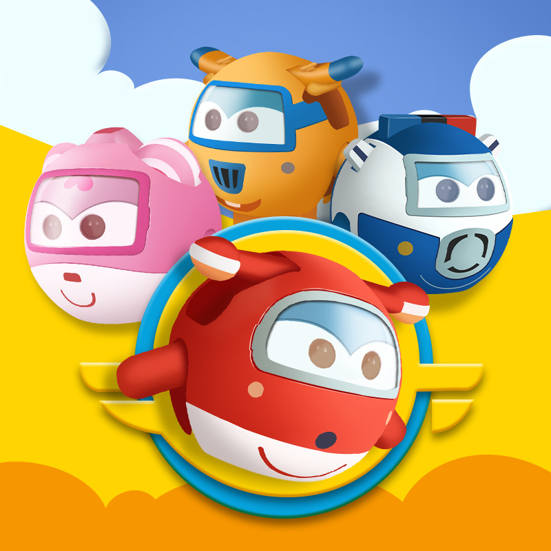 正版授權超級飛俠趣變球樂迪小愛包警長