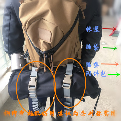 outdoors Meet an emergency strapping tape Tightening rope Backpack Nylon webbing Traveling ties Tents Lashing