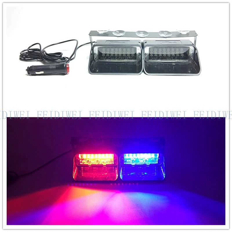 02042 16LED 16W молния всасывающая лампа стробоскоп лампа DC 12V Лопата лампа