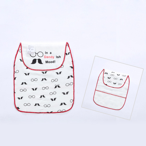 New baby dual-use sweat towel newborn soft pad sling 6-layer gauze sweat absorbent towel
