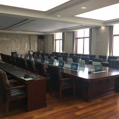 天帝 17.3超薄液晶升降器 桌面液晶升降器 无纸化会议系统 带话筒|ms