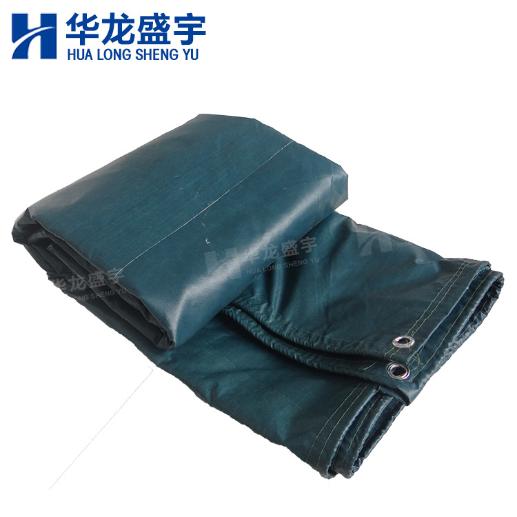 厂家批发玻纤防火布pvc阻燃防水涂层布户外防雨篷布三防布