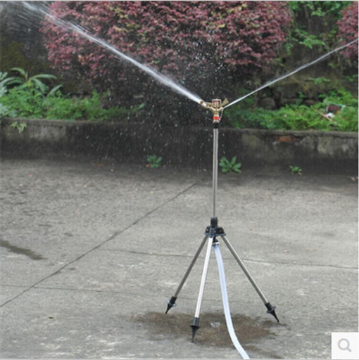4分6分合金双喷摇臂喷头360度自动旋转草坪加湿园林公园喷淋灌溉
