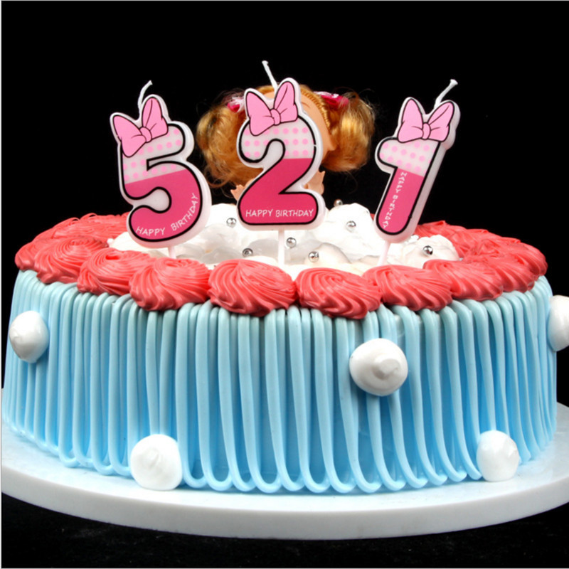 Numbers Candle Cake Candles Anniversary Ages Party Kids Birthday Decors Ornament eBay