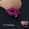 Lipstick, beach footwear, footwear buckle, decorations, accessory, suitable for import, new collection, wholesale