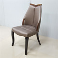 实木橡胶木餐椅 韩式PU皮椅子 皮艺餐椅 餐厅靠背椅酒店椅子