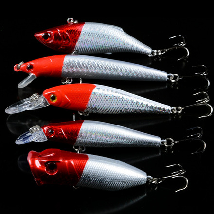 Artificial Lures Suit Minnow Baits Frogs Lures Fresh Water Saltwater Bass Swimbait Tackle Gear