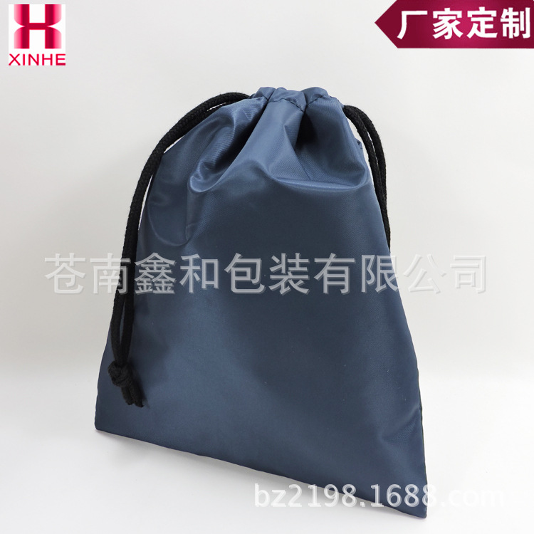 环保230加密斜纹涤纶抽绳袋 日本原单游戏硬币收纳袋束口袋定 做