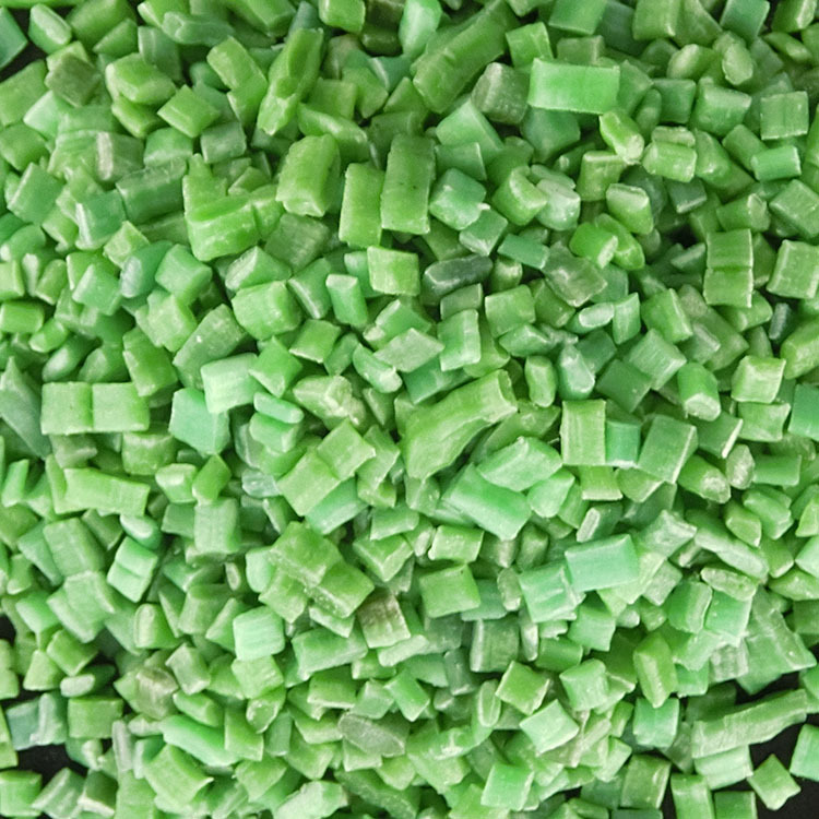 现货注塑绿色/黄色PE再生料 绿色二次回料pe再生料厂家注塑料直销