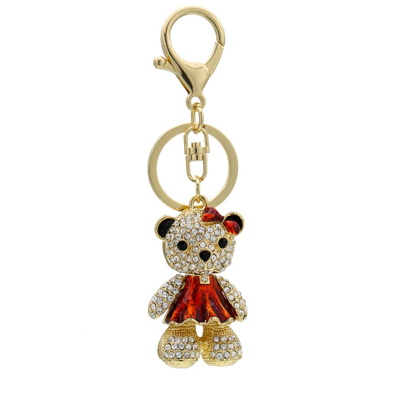 Аксессуар к Дню Святого Валентина для ключей, брелок, креативное украшение сумки, подарок на день рождения, с маленькими медведями
