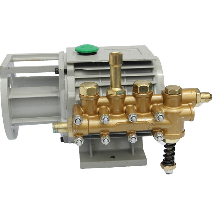 QL380型高压清洗机配件泵头刷车器泵铝泵头洗车机洗车清洗设备