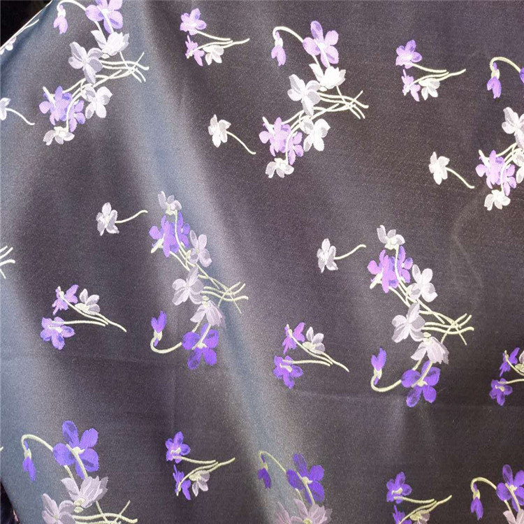 豆苗花图案色织梭织提花适用于服装装饰沙发布