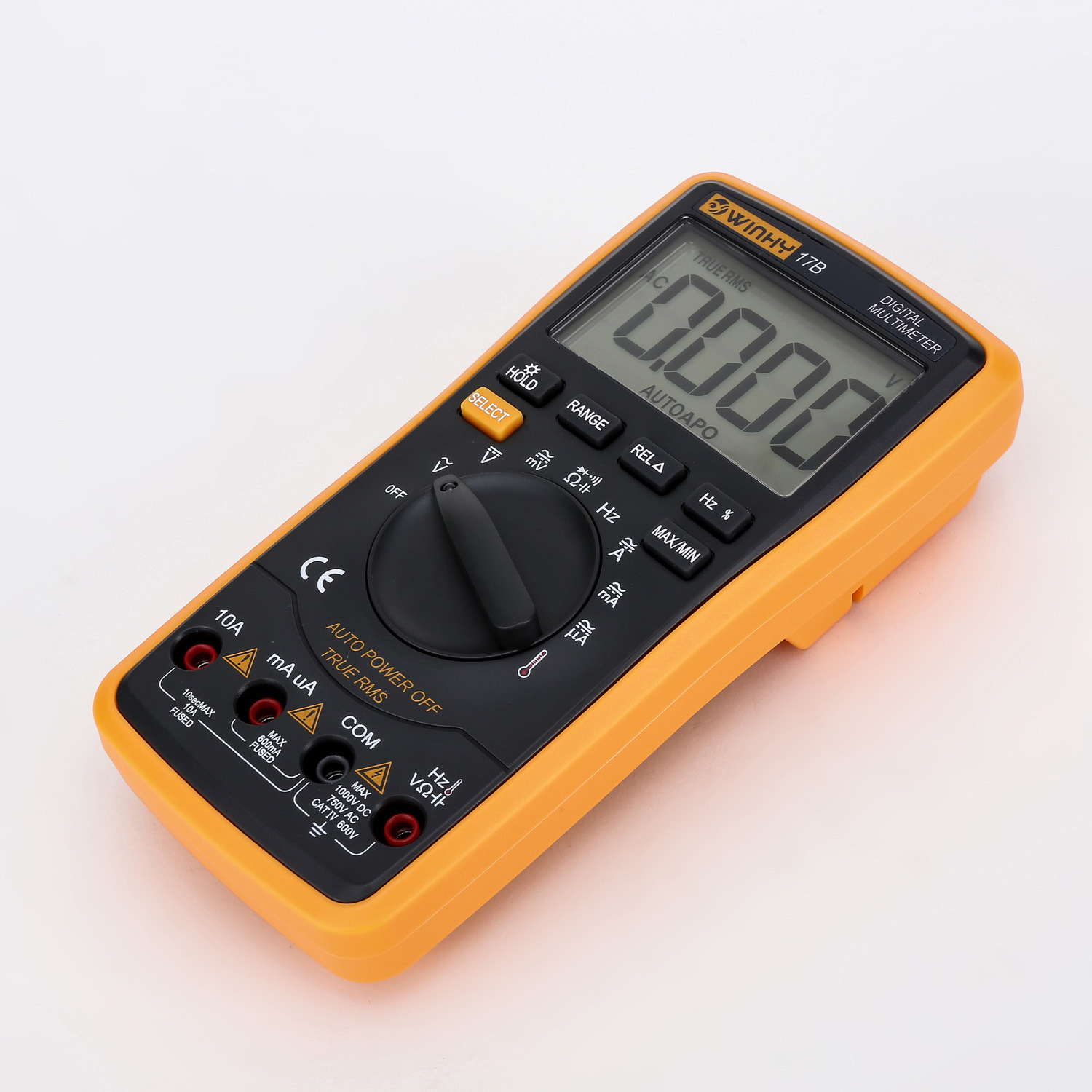 新品 17B 自动量程数字万用表 万能表 电表 可测 温度 电容 频率