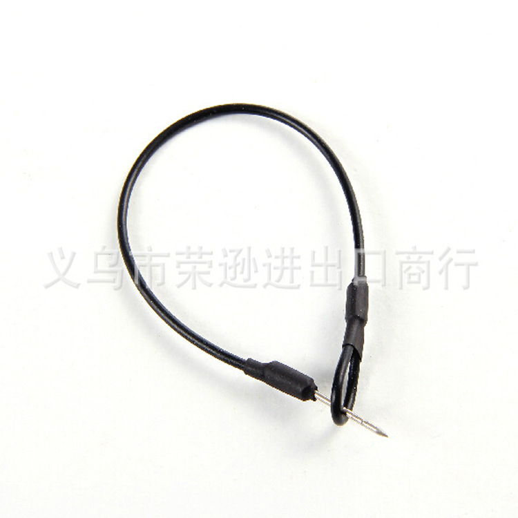 超市防盗绳钢丝绳绑带 箱包皮具鞋帽特殊防盗绳 防盗扣 磁扣/条