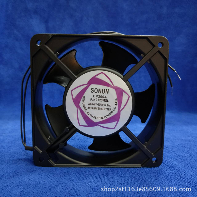 SONUN轴流风扇DP200A P/N2123HSL 120*120*38 220VAC