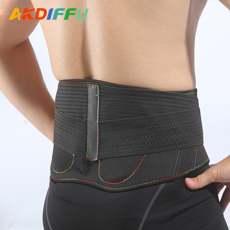 Aaikedifei 5005 # color soporte de hilo soporte de cintura alta malla transpirable levantamiento de pesas soporte de fuerza en cuclillas soporte de cintura