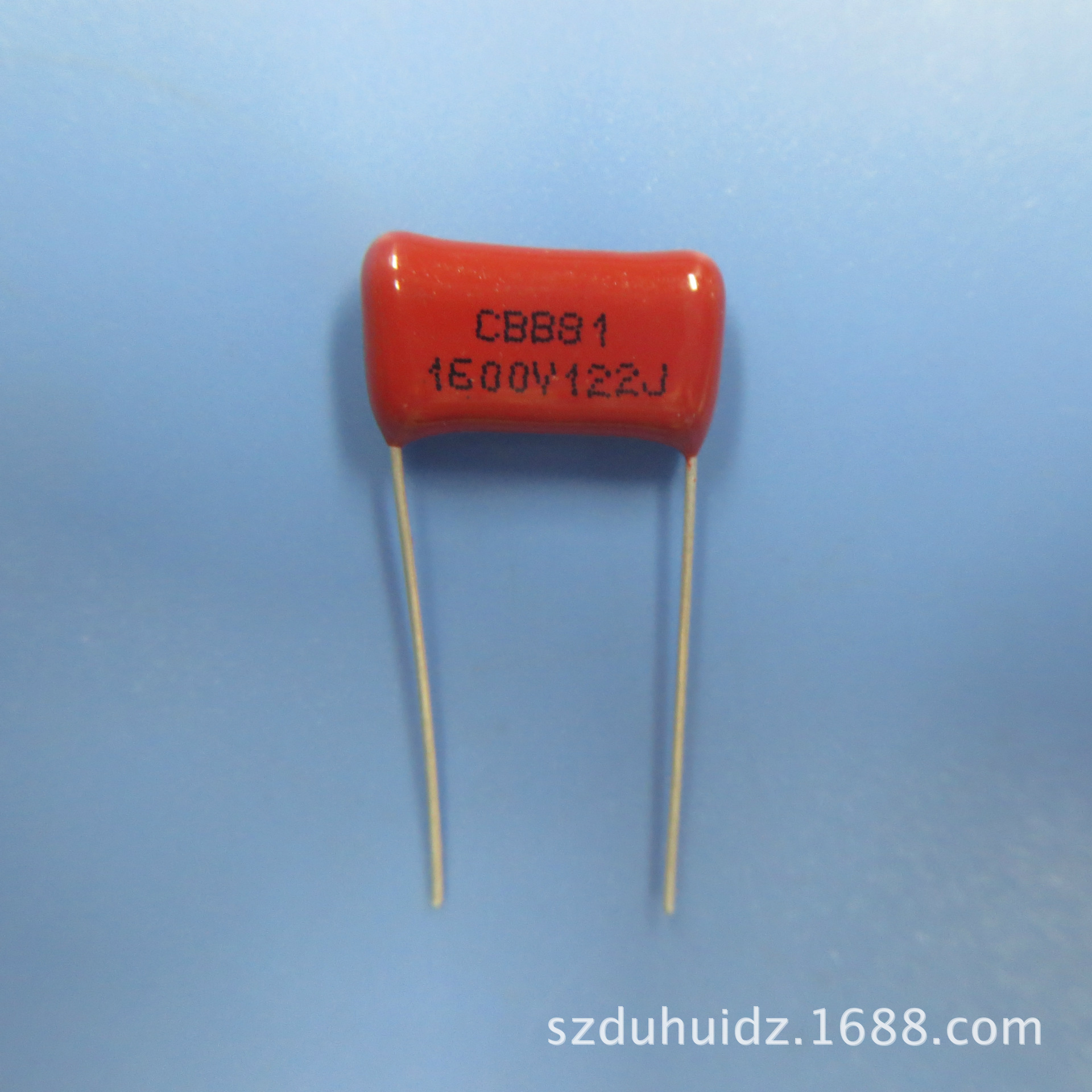 CBB81高压箔式薄膜电容 122 1600V 脚距P15mm