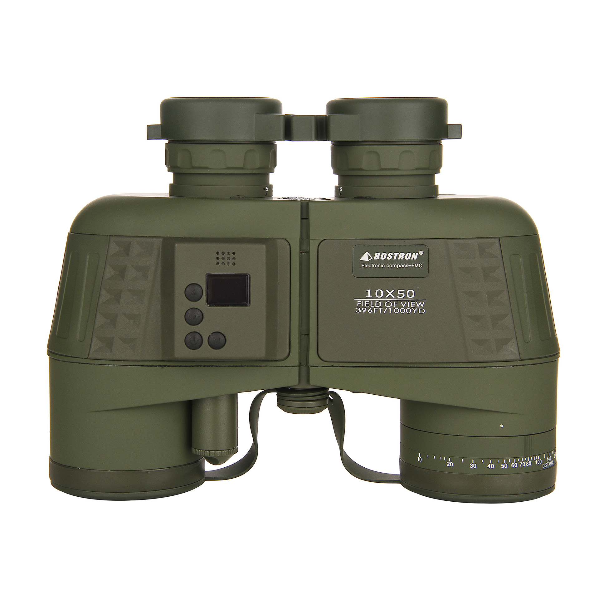 新款BONSTRON 升级10x50电子罗盘 充氮防水高清高倍户外望远镜