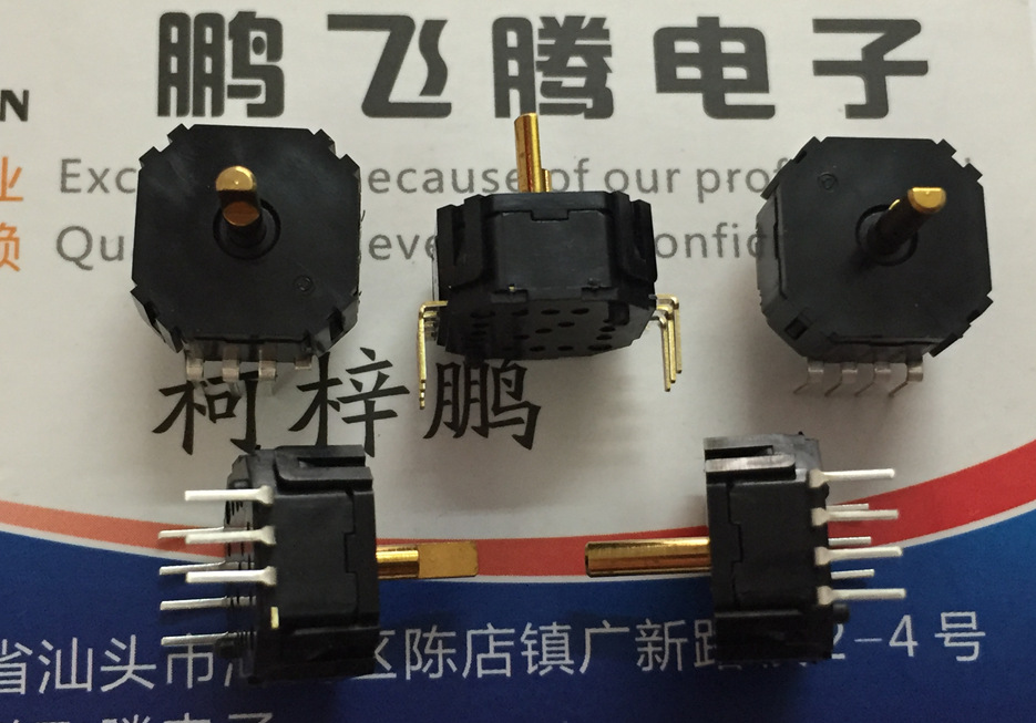 进口日本SMK多功能多向5方向开关12*12 棒式摇杆带按钮开关