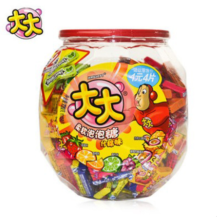 箭牌大大泡泡糖675g約150個什錦味柔軟泡泡糖休閒零食 食品混批